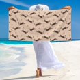 thumbnail image 5 of Picia Leopard Print Print Silver Fox Velvet Beach Towel,Quick-Dry Beach Towel,Lightweight Travel Towel,Portable Beach Towels, 5 of 6