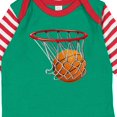 thumbnail image 4 of Inktastic Basketball Swish Boys or Girls Long Sleeve Baby Bodysuit, 4 of 5
