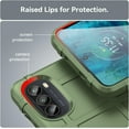 thumbnail image 6 of Phone Case for Motorola G52, Case for Moto G82,Rugged Shield Slim Case with Military Grade Shockproof,Drop-Tested and Camera Lens Protection Cover for Moto G52/MOTO G82/MOTO G71S, HD Green, 6 of 14
