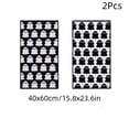 thumbnail image 3 of Halloween Kitchen Towels Set of 2, Cute Black White Ghost Dish Towels, 24 x 16 in Soft Reusable Hand Towels for Kitchen Bathroom Fall Home Decor, 3 of 5