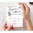 thumbnail image 3 of Inkdotpot 30 Bridal Shower InvitationsLingerie ShowerWedding Fill-In Style Invites Blank Invites, 3 of 8