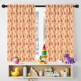 thumbnail image 5 of Blackout Kids Curtains,Orange Christmas Gingerbread Man Pattern Childrens Insulated Curtains Set Of 2,Bedroom Essentials,Toddler Room Decor 42"x54", 5 of 5