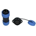 thumbnail image 2 of Flange Power Connector, Screw Crimping 6-12mm² 250V Waterproof Plug Socket  For Electrical Equipments 2 Pin,3 Pin,4 Pin,5 Pin, 2 of 8