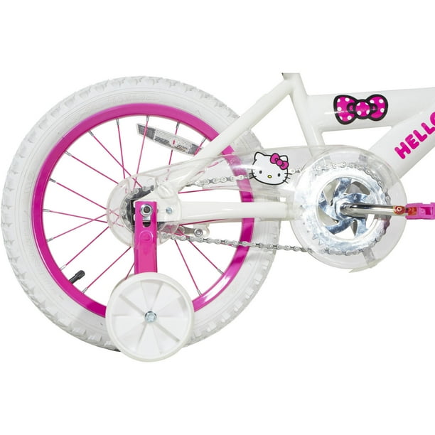 HELLO KITTY BICYCLE STRAP 8こ Hello Kitty Girls 16 Training Wheel Bike for Indoor Playgrounds