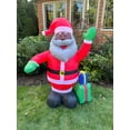 thumbnail image 3 of Inclusive Christmas Black Santa Inflatable - 6 ft. *New*, 3 of 4