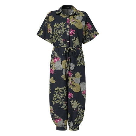 rompers vonda lapel