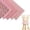 Light Pink, variant on CHENjy Doll Clothes Cushion Making Fabric Kit, 5 Pcs Precut Printed Cotton Cloth Pack, Soft Foldable Cuttable Sewing Bundle for DIY Handmade Crafts Patchwork, Light Pink