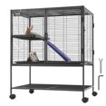 thumbnail image 1 of VEVOR 36" Metal Small Animal Cage 2-Tier Rolling Ferret Cage with Tray A Ramp, 1 of 9