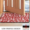 thumbnail image 3 of Red Christmas Santa Pattern Door Rugs,Washable Non Slip Door Mats Indoor,Decorative Door Mats,Entry Mat Indoor for Entrance,Bedroom,Kitchen,Bathroom,30"x17", 3 of 6