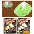 thumbnail image 4 of Juguete para perros dispensador de golosinas, juguete para limpiar los dientes de los perros, juguetes interactivos de persecución, juguete de rompecabezas de golosinas para perros de caucho, 4 of 5