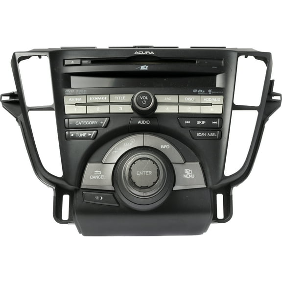 Restored Acura 2010-2011 TL Radio AM FM mp3 CD DVD w Temp Controls 39100-TK4-A200 3PB0 - (Refurbished)