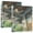 Cat Pattern, variant on D-shaped Binder with 3 Ring - PVC Waterproof 1.5 Inch Binder with Clear Pocket, Farmhouse and Windmill Patterns ，1 pack