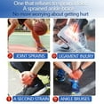 thumbnail image 5 of Nylon knitted ankle support, compression support to prevent sprain，one pair of pack, 5 of 5