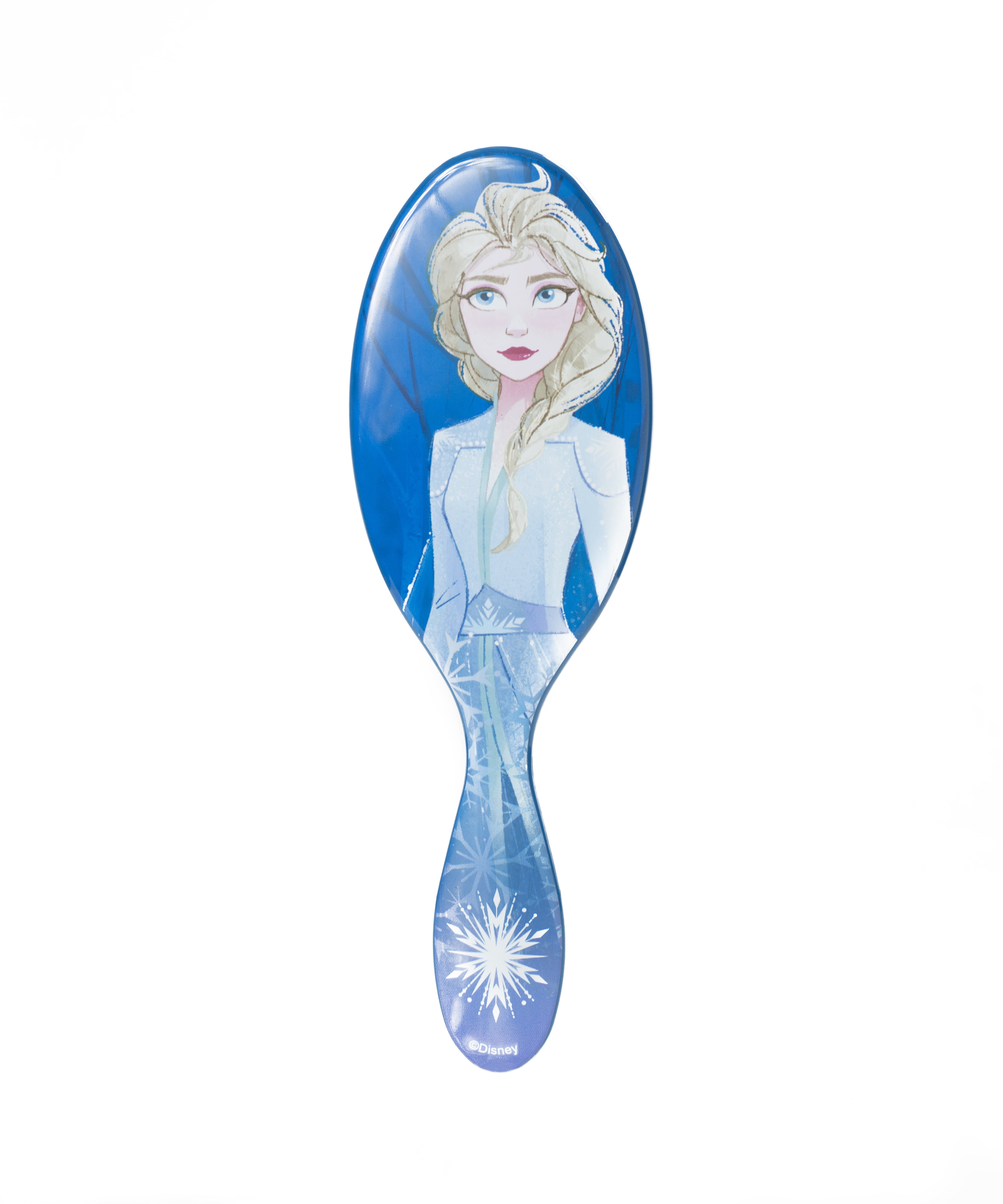 Disney Frozen 2 Girls Hair Brush Soft Bristles 7 Inch Small Size Oval Shape Blue 