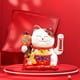 thumbnail image 4 of Figura de gato de la suerte, decoración para salpicadero de coche, estatua de gato de dibujos animados, figura en miniatura para Estilo B, 4 of 7