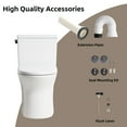 thumbnail image 6 of MaceratingFlo Rear Outlet Toilet with Tornado Flush, Back Discharge Toilet with Soft-Close Seat, 7" Rough-In, Extension Pipes Included, 6 of 11