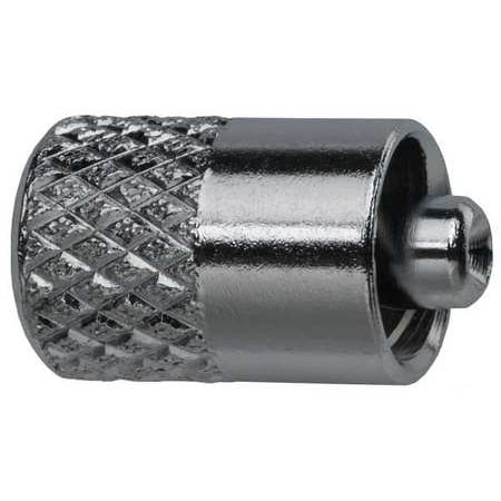 Male Luer Slip - VITA NEEDLE CO. G515 Male Luer Lock Blank, Plated Brass, Silver