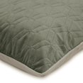 thumbnail image 2 of Throw Pillow Cover With Zipper, Decorative Grey 20"x20" (50x50 cm) Pillow Covers, Velvet Geometric & Quilted Throw Pillow Covers, Solid Color Pattern Modern Style - Diamond Grey, 2 of 4