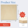 thumbnail image 2 of Baltic Birch Plywood 12 x 12 x 1/2 Inch - 12 mm Craft Wood, Pack of 6 B/BB Grade, Stronger Than Basswood Sheets/Balsa Wood, Perfect for Laser, CNC Cutting, Shelf Boards 12 inch Wide, by Woodpeckers, 2 of 5