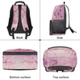thumbnail image 6 of Pzuqiu Axolotl Cherry Blossom 17 Inches Customized School Backpack for Girls Personalized Schoolbags with Adjustable Shoulder Strap Custom Backpack with Name for Students Age 6-18, 6 of 7
