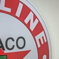 thumbnail image 3 of American Art Decor Licensed Texaco Gasoline Motor Oil Dome Metal Sign - Room Decor for Bar, Man Cave, Garage, Game Room & More, 3 of 5