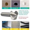 thumbnail image 4 of 6 PCS Countersink, Conical Countersink Metal High Speed Steel HSS Walnut Drill 6.3/8.3/10.4/12.4/16.5/20.5mm--, 4 of 5