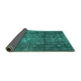 thumbnail image 2 of Ahgly Company Indoor Square Persian Turquoise Blue Traditional Area Rugs, 3' Square, 2 of 4