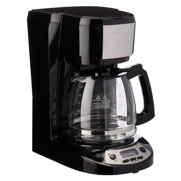 Cafetera Programable Hamilton Beach 12 tazas 49615 Negra