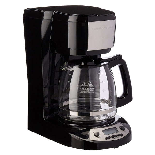 Cafetera Programable Hamilton Beach 12 tazas 49615 Negra