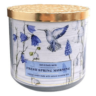 Bath & Body Works Fresh Spring Morning 3-Wick Scented Candle