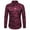 Wine, variant on YFNNUP Mens Gothic Shirt Long Sleeve Casual Button Down Shirts Vintage Punk Lapel Shirt