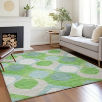 Addison Rugs Chantille Indoor/Outdoor Transitional Mid-century Modern Lime Washable Rectangle Rug, 2'6" x 3'10"