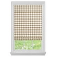 thumbnail image 2 of Achim Buffalo Check Roman Indoor Cordless Taupe Polyester Light Filtering Window Roman Pleated Shade, 64" L x 36" W, 2 of 3