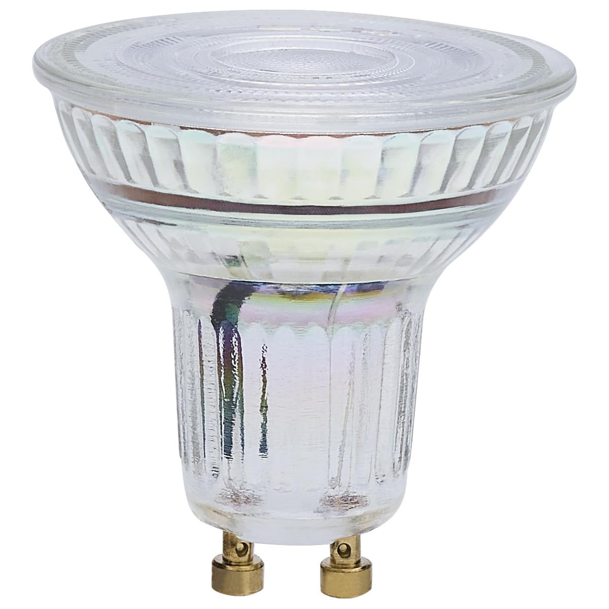 Satco S12374 MR16 LED Flood Light Bulbs 120V 5.5W 4000K GU10 Base Dimmable (12 Pack)