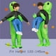 thumbnail image 5 of Niños adultos alienígena inflable disfraz niños niña fiesta cosplay traje divertido anime disfraces disfraz de halloween para hombre mujer - 2-Dontodent Kuyhfg Sin marca, 5 of 5