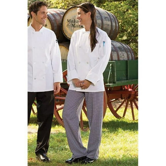 Classic Baggy Chef Pant - Houndstooth - Small