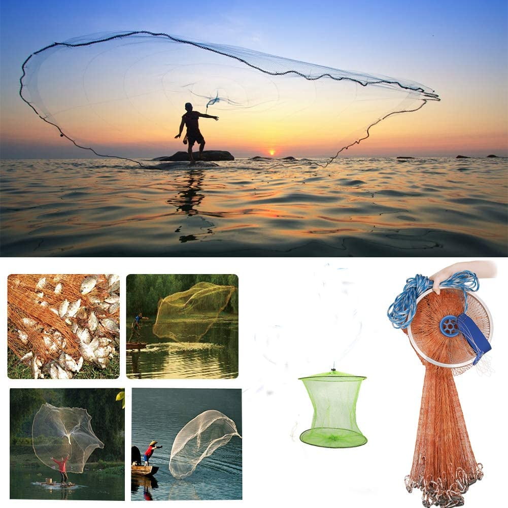 MUST TRY Crab Trap Crab Jaw Shrimp Pot Net Bait Trap Cast Easily Lure Fish NEW 