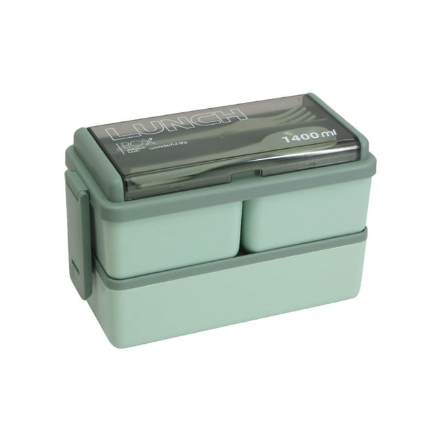 EGNMCR Kitchen Gadgets, Kitchen Accessories Bento Box Lunch Containers For Work Leak-Proof With 3 Compartments Paste Container Men Woman Microwave Dishwasher-Safe lunch boxes