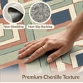 thumbnail image 6 of ODIKA Southwestern Grid Border Motif Stripe Stepped Aztec Vintage Mosaic Playful for Dorm Room, Small Living Apartment, Stain Resistant Low Profile, 6 of 7