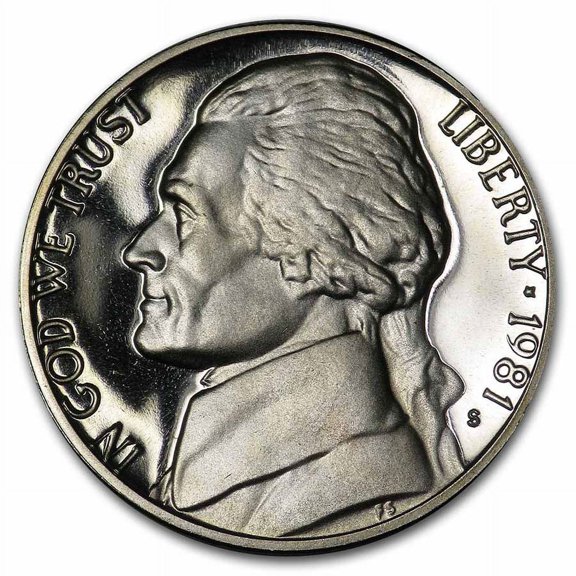 1981-S Jefferson Nickel Type-II Gem Proof