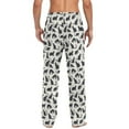 thumbnail image 2 of Men's Pajama Pants Cat Pattern Soft Long Sleep Lounge Pants XL, 2 of 7