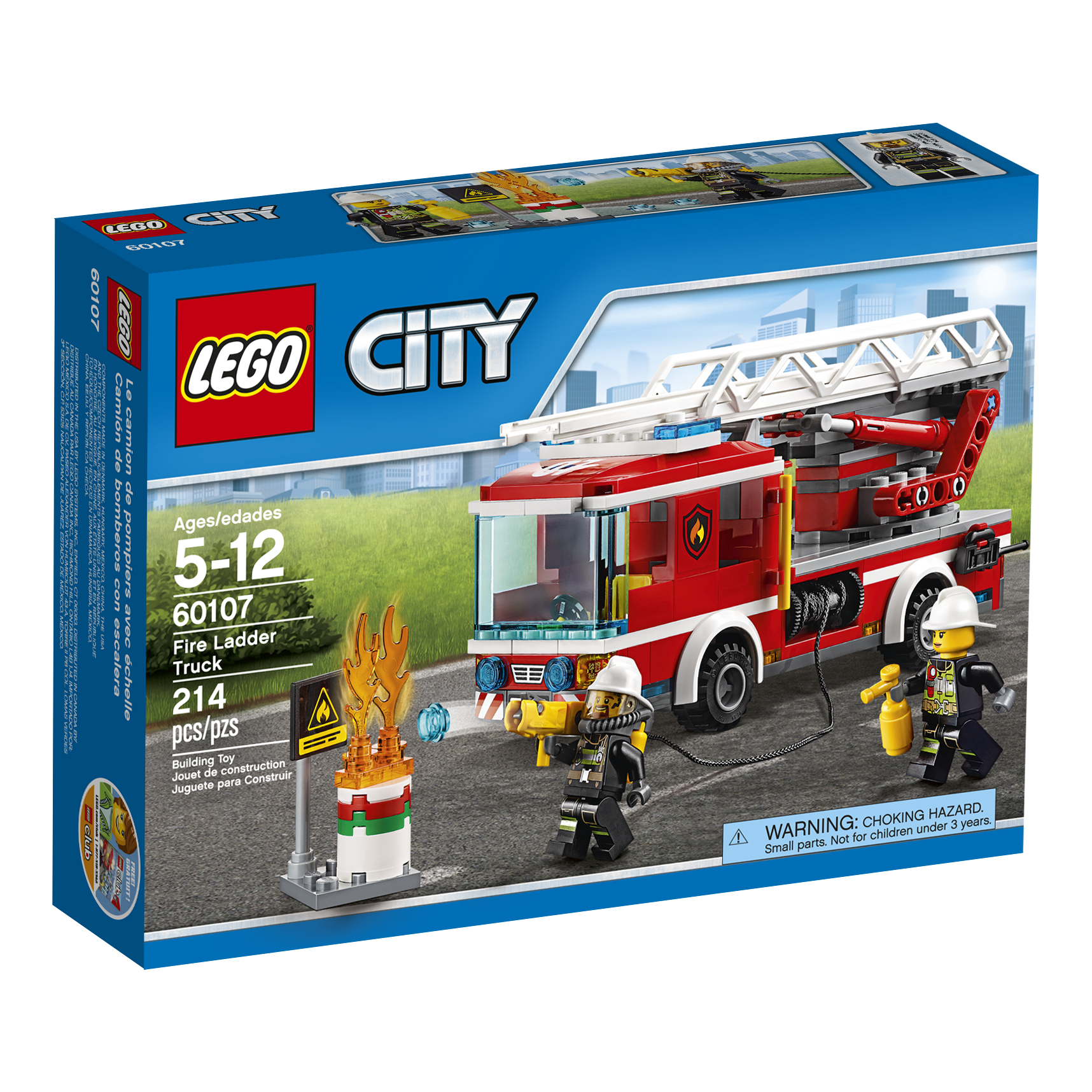 LEGO City Fire Fire Ladder Truck 60107 - image 3 of 4