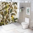 thumbnail image 7 of Orinice Birds Tree Branch Leaves Bathroom Decor Set Unique Design Waterproof Polyester Fabric Shower Curtain with Hooks 69x72, 7 of 7