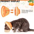 thumbnail image 3 of Adjustable Cat Recovery Collar - Soft Cone for Post-Surgery, Prevents Licking, Enables Eating and Drinking - Small Size, 3 of 4