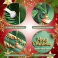 thumbnail image 4 of Colorful Ornaments Christmas Banner Golden Stars New Year Display Green Ribbons Festive Holiday Backdrop for Christmas Party New Year Eve Indoor Celebration, 4 of 9