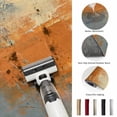 thumbnail image 5 of Round Area Rugs 3.3Ft, Burnt Orange Cement Gray Non-Slip Washable Circle Rugs Carpet, Modern Abstract Art Orange Indoor Outdoor Rug Floor Mats Throw Runner for Bedroom Living Room Bathroom, 5 of 8