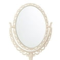 thumbnail image 5 of Tabletop Makeup Mirror Double Sided Desk Vanity Mirror for Bath Office Hotel Beige, 5 of 6