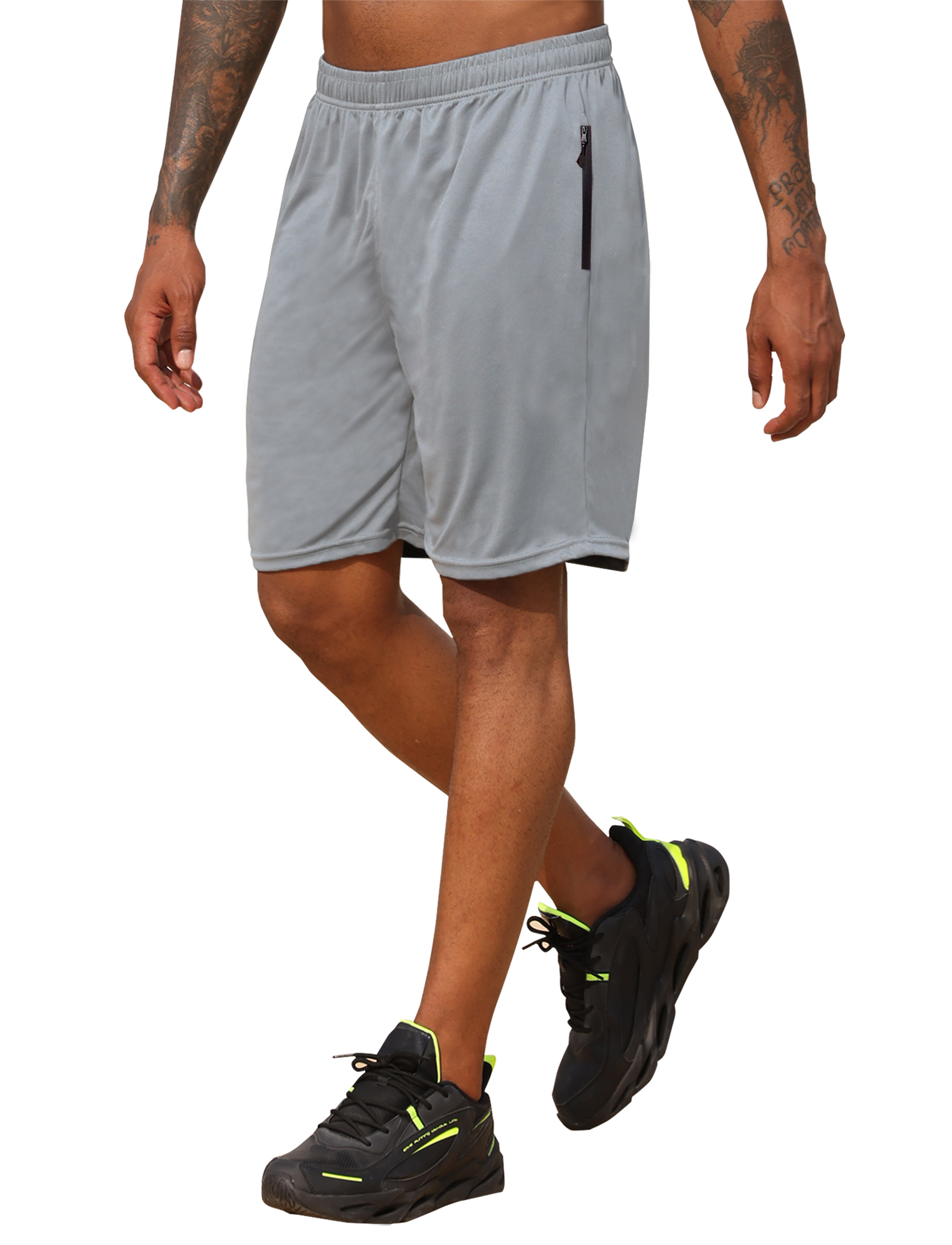 RPOVIG Men's Athletic Gym Shorts, 3-Pack photo 2
