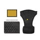 thumbnail image 5 of Toystoory Guantes de entrenamiento de tela para gimnasio, protectores de manos, muñecas y palmas, 1 par de guantes deportivos de medio dedo. Gimnasios en casa l, 5 of 6
