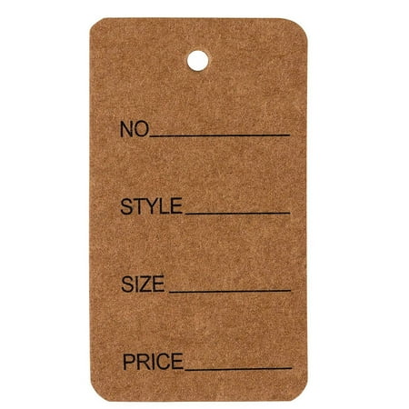 Price Tags - 1000-Pack Cloth Tags, Garment Tags, Writable Tags, Hang Labels, Size Name Style Tag ...